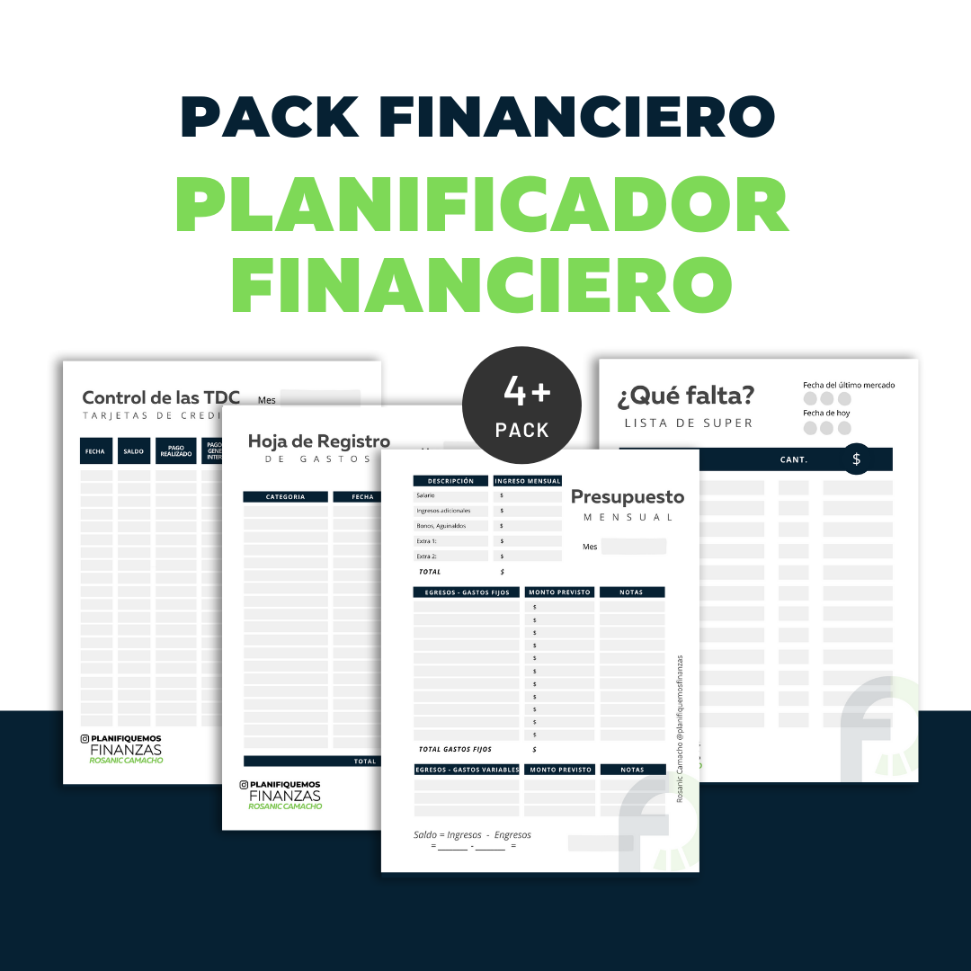 Plantilla De Gastos Pdf Planificador financiero (pdf) – Planifiquemos finanzas
