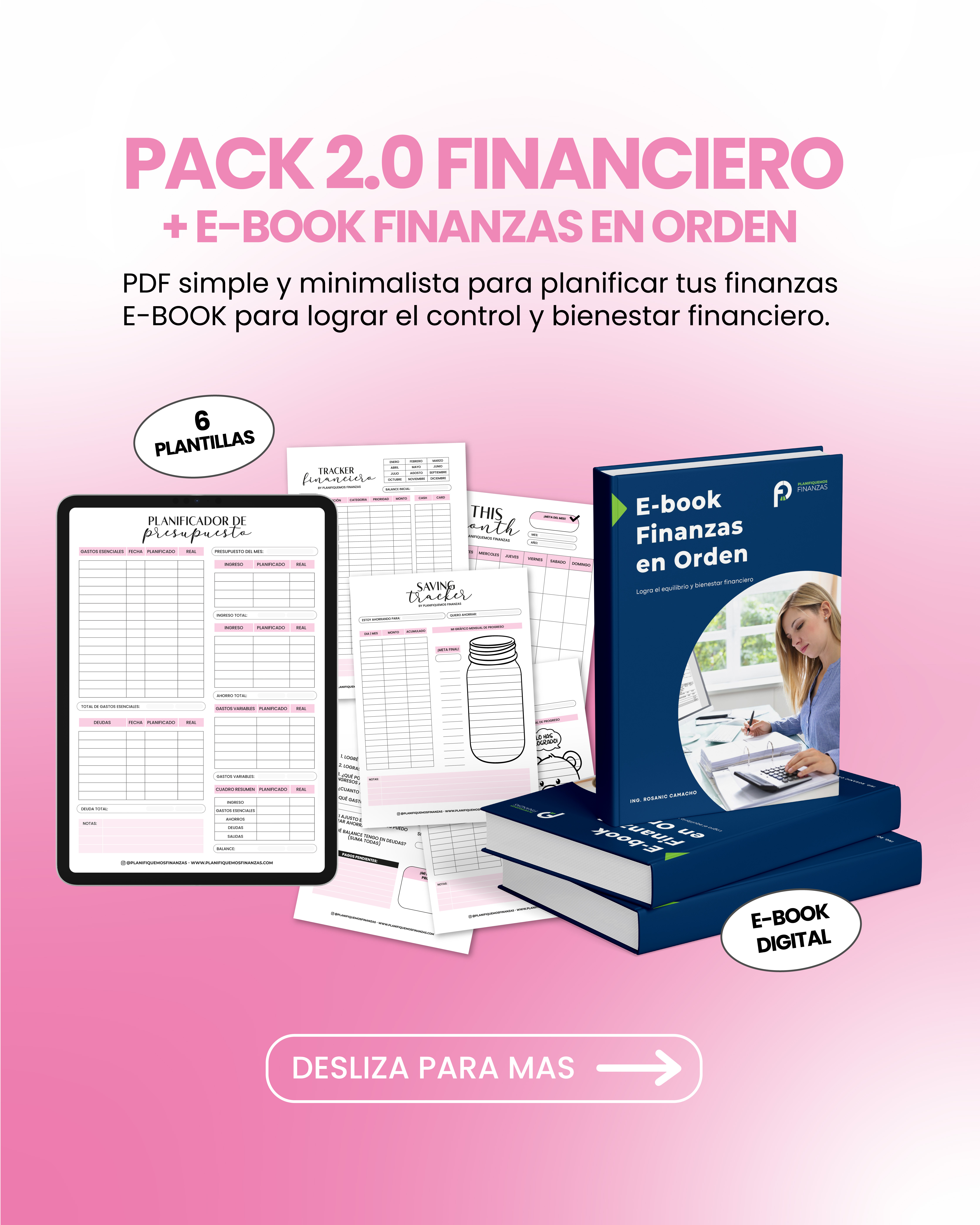 Pack financiero 2.0 Color Pastel - Nueva Actualización Disponible